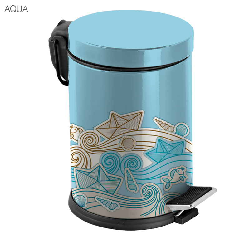 8 lt Desenli Çöp Kovaları